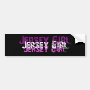 Pegatina Para Coche Regalos y saludos del CHICA del JERSEY