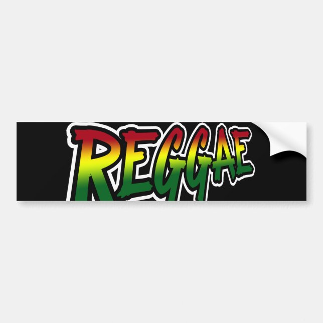 PEGATINA PARA COCHE REGGAE (Frente)
