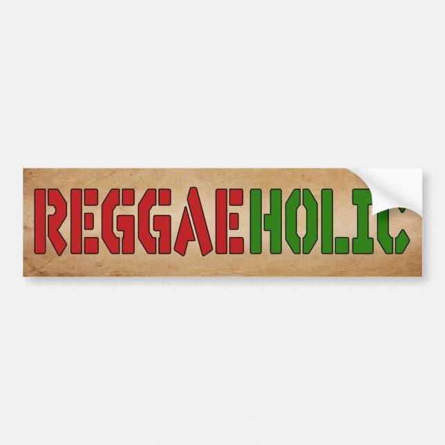 Pegatina Para Coche ReggaeHolic (Frente)