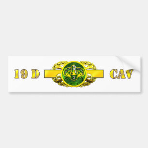 Pegatina Para Coche regimiento acorazado del Calvary 19D 3ro