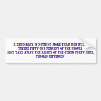 Pegatina Para Coche Regla de mafia