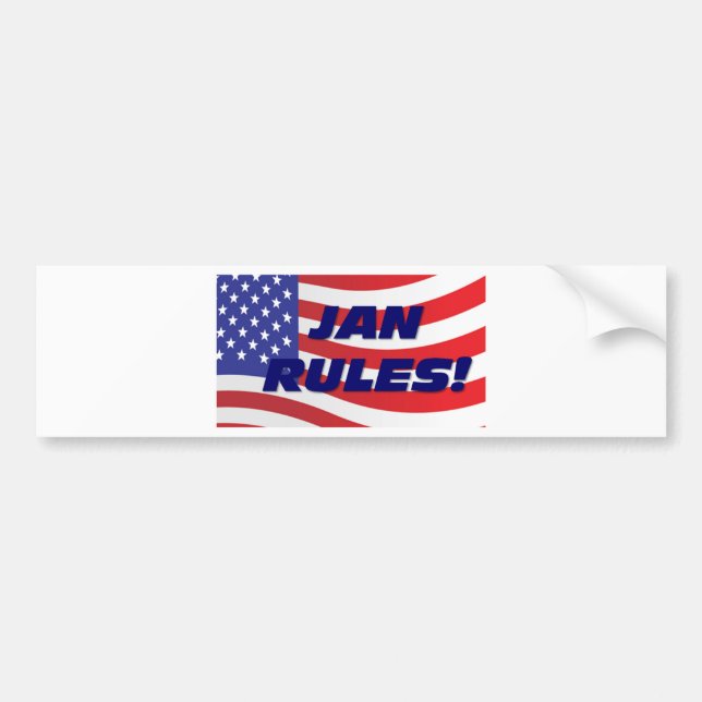 PEGATINA PARA COCHE REGLAS DE ENERO (Frente)