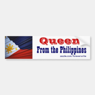 Pegatina Para Coche reina de filipinas