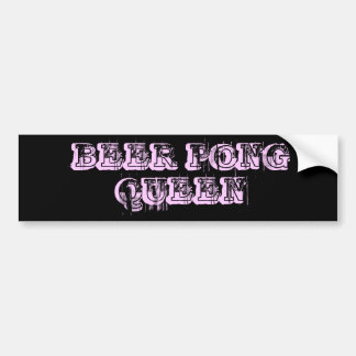 PEGATINA PARA COCHE REINA DE LA CERVEZA PONG