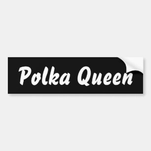 Pegatina Para Coche Reina de Polka - movimiento de estilo de vida jugu
