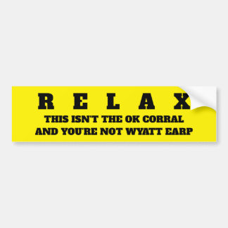 PEGATINA PARA COCHE RELAX