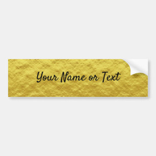 Pegatina Para Coche Relieve metalizado de oro de lujo personalizado