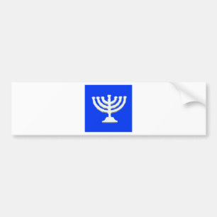 Pegatina Para Coche religión Israel del menorah del yarmulke de la
