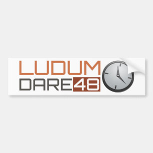 Pegatina Para Coche Reloj brillante del atrevimiento de Ludum