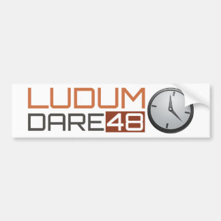 Pegatina Para Coche Reloj brillante del atrevimiento de Ludum