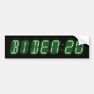 Pegatina Para Coche Reloj digital Joe Biden 2020