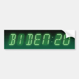 Pegatina Para Coche Reloj digital Joe Biden 2020