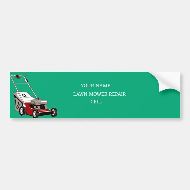 PEGATINA PARA COCHE REPARACIÓN DE LA LÁMPARA DE LAWN (Frente)