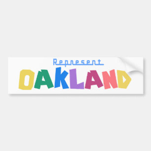 Pegatina Para Coche Represente Oakland