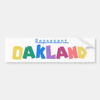 Pegatina Para Coche Represente Oakland