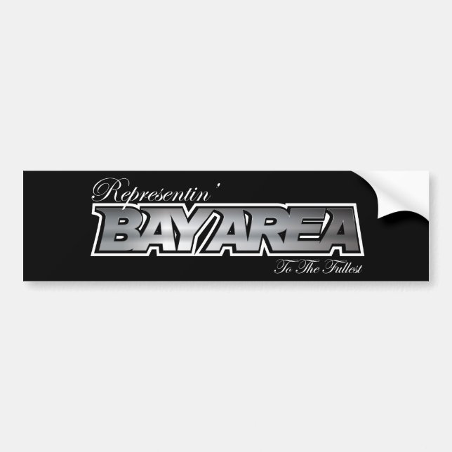 Pegatina Para Coche Representin el área de la bahía (Frente)