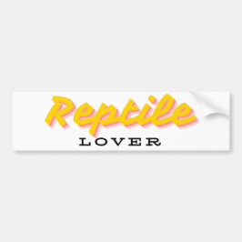 Pegatina Para Coche Reptile Lover