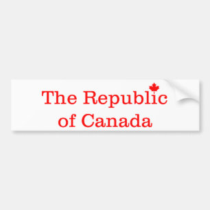 Pegatina Para Coche República de Canadá