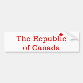Pegatina Para Coche República de Canadá