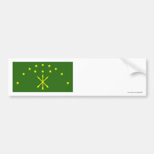 Pegatina Para Coche República de la bandera de Adygea