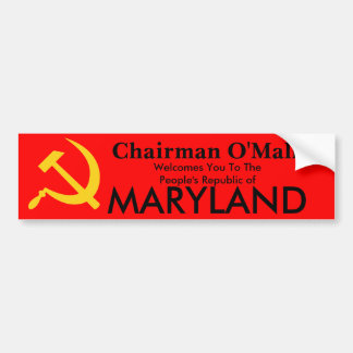 Pegatina Para Coche República de Peopls de Maryland