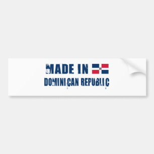 PEGATINA PARA COCHE REPÚBLICA DOMINICANA