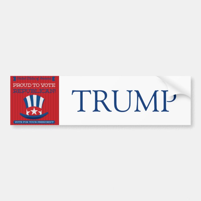 Pegatina Para Coche Republicano (Frente)