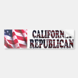 Pegatina Para Coche Republicano de California