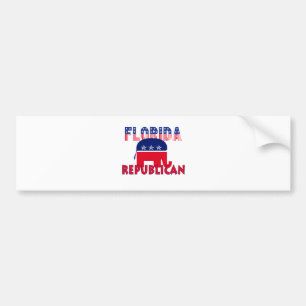 Pegatina Para Coche Republicano de la Florida