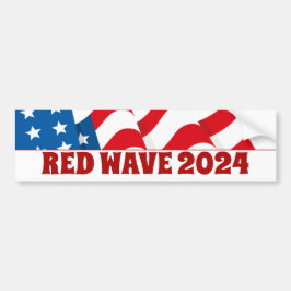 PEGATINA PARA COCHE REPUBLICANO DE VOTOS RED WAVE 2020