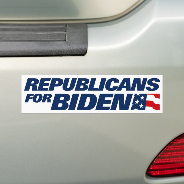 Pegatina Para Coche Republicanos por Biden 2024 (en coche)