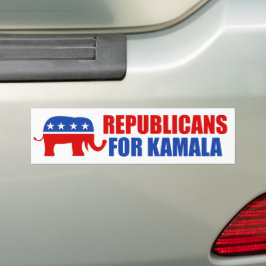 Pegatina Para Coche Republicanos por elefante Kamala Harris