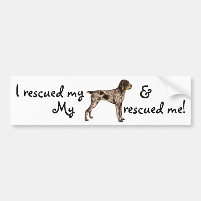 Pegatina Para Coche Rescate Puntero con cable alemán (Frente)