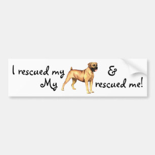 Pegatina Para Coche Rescue Boerboel