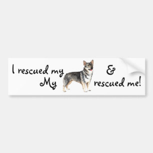 Pegatina Para Coche Rescue Swedish Vallhund