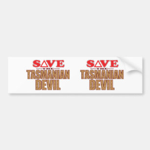 Pegatina Para Coche Reserva del diablo tasmano