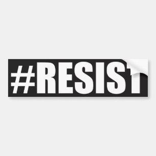 PEGATINA PARA COCHE #RESIST