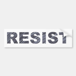 Pegatina Para Coche Resista el movimiento del Anti-Triunfo de la