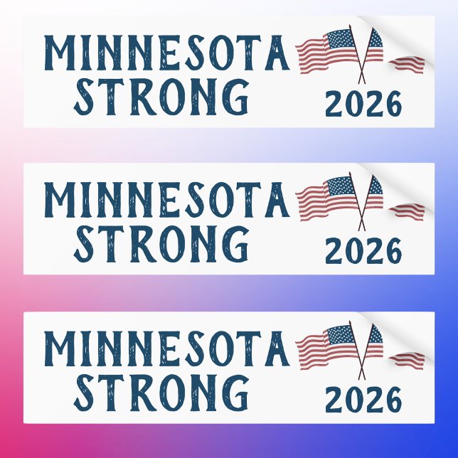 Pegatina Para Coche Resistencia personalizada de Minnesota (Subido por el creador)