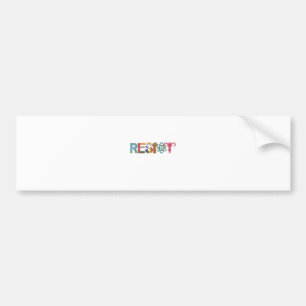 Pegatina Para Coche Resistir a la resistencia de los camisas contra la