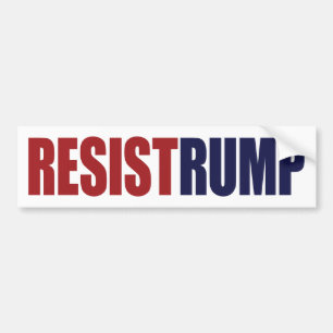 Pegatina Para Coche Resistir a Trump - Anti Presidente Trump