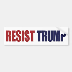 Pegatina Para Coche Resistir al presidente Trump - Anti Trump