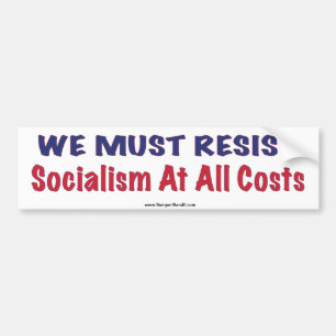 Pegatina Para Coche Resistir al socialismo