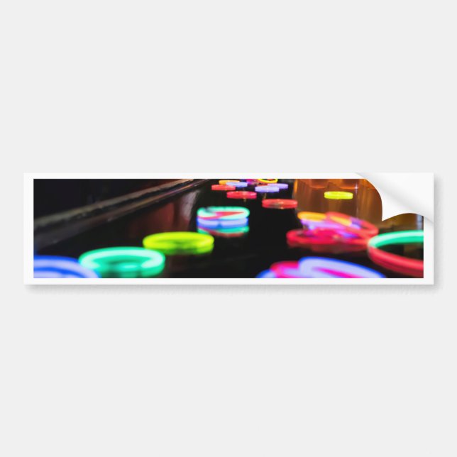 Pegatina Para Coche Resplandor en la oscuridad (Frente)