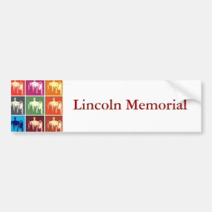 Pegatina Para Coche Resumen conmemorativo de Lincoln
