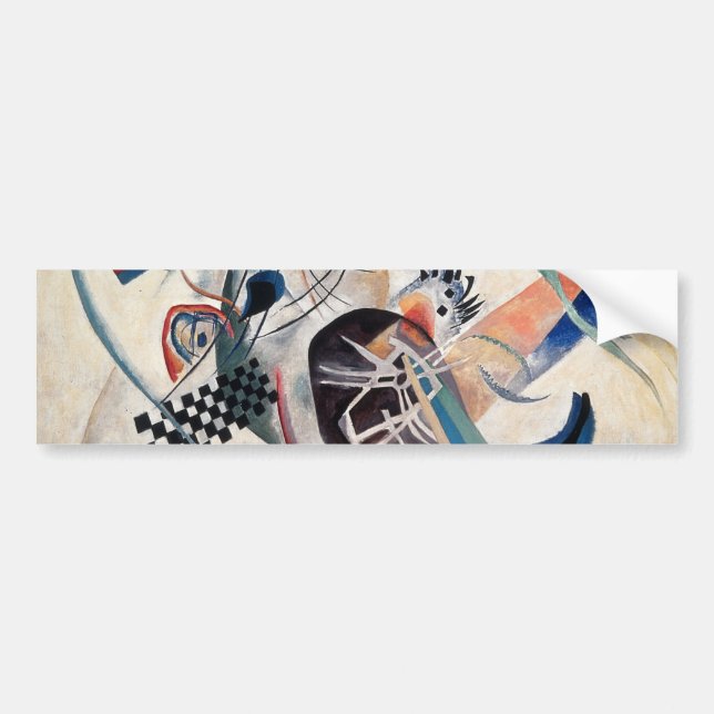 Pegatina Para Coche Resumen de la composición de Kandinsky (Frente)