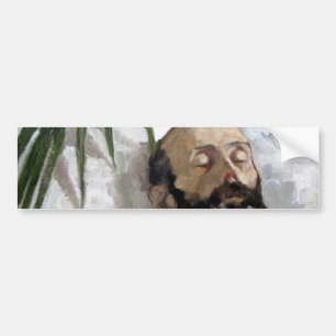Pegatina Para Coche Retrato de un muerto (mortalidad y muerte) (Art.