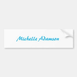 Pegatina Para Coche Retro Elegante De Estilo Plain Sky Azul Blanco