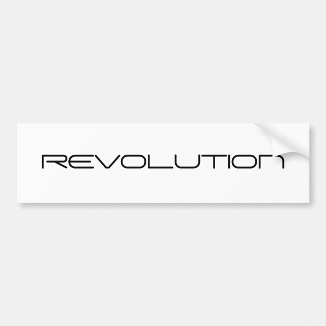 PEGATINA PARA COCHE REVOLUCIÓN (Frente)