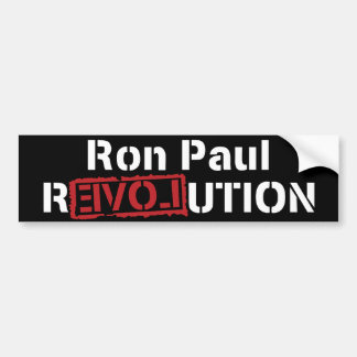Pegatina Para Coche Revolución de Ron Paul